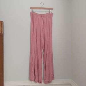 April Cornell Pink Pajama Pants XS